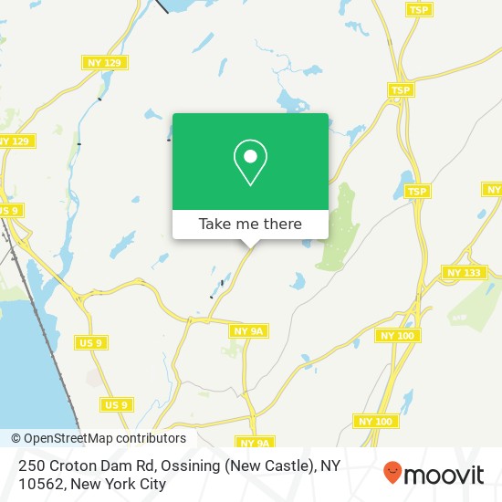 250 Croton Dam Rd, Ossining (New Castle), NY 10562 map