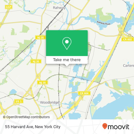 55 Harvard Ave, Avenel, NJ 07001 map