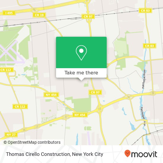 Thomas Cirello Construction map