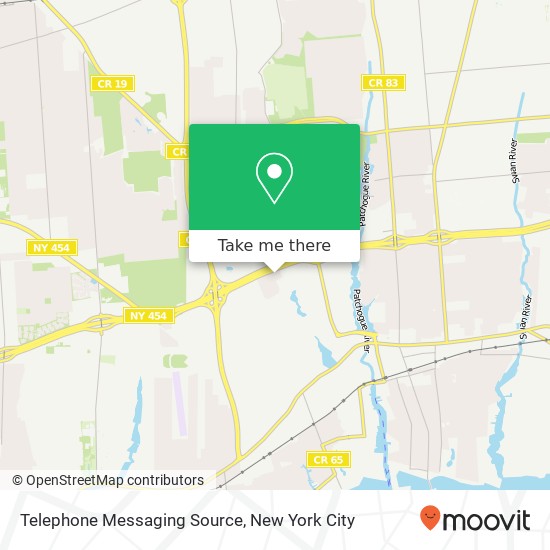 Mapa de Telephone Messaging Source