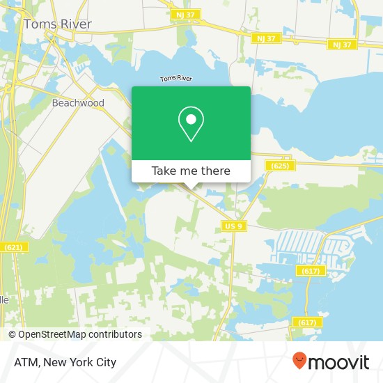 Mapa de ATM, 275 Atlantic City Blvd