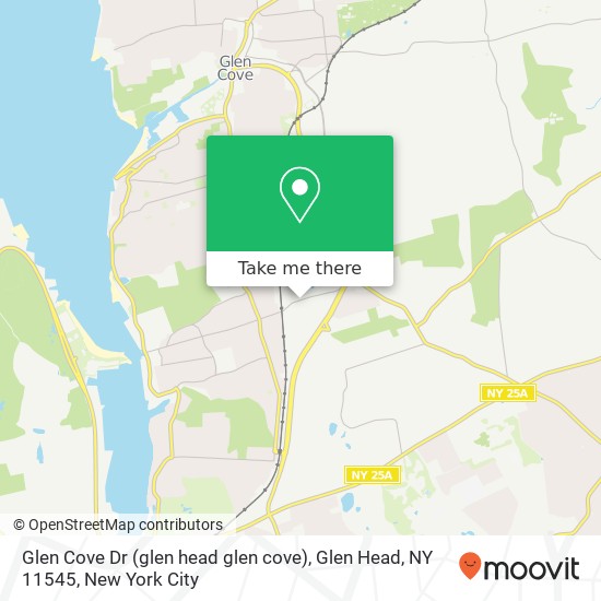 Mapa de Glen Cove Dr (glen head glen cove), Glen Head, NY 11545