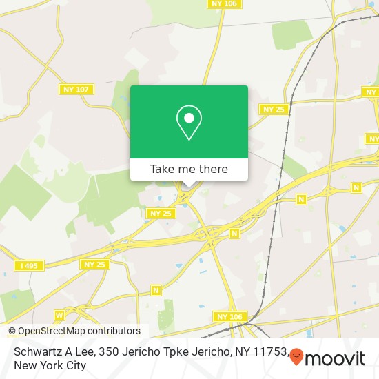 Schwartz A Lee, 350 Jericho Tpke Jericho, NY 11753 map