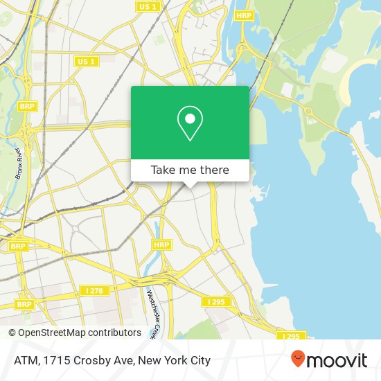 Mapa de ATM, 1715 Crosby Ave