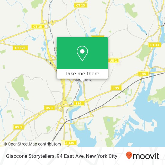 Mapa de Giaccone Storytellers, 94 East Ave