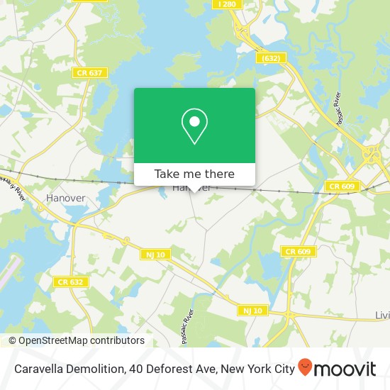 Caravella Demolition, 40 Deforest Ave map