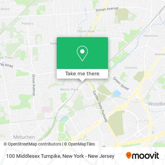 Mapa de 100 Middlesex Turnpike