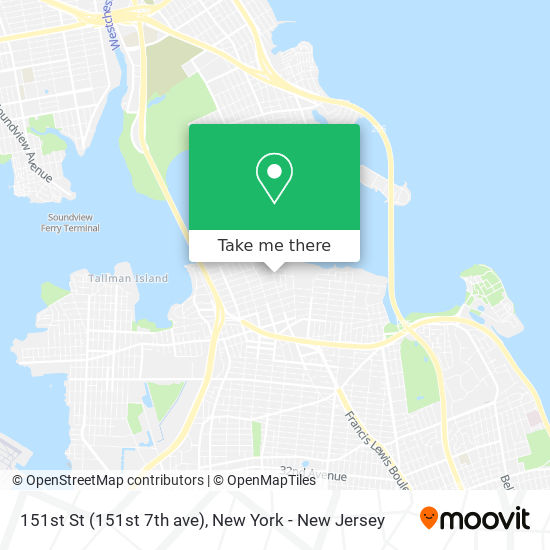151st St (151st 7th ave) map