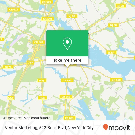 Vector Marketing, 522 Brick Blvd map