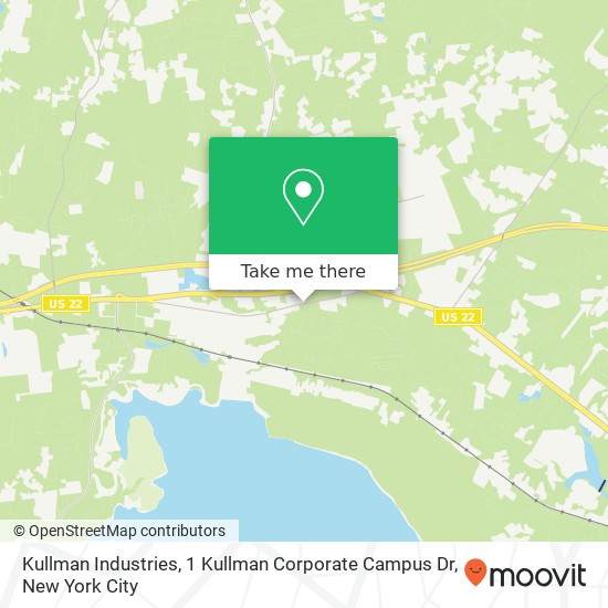 Mapa de Kullman Industries, 1 Kullman Corporate Campus Dr