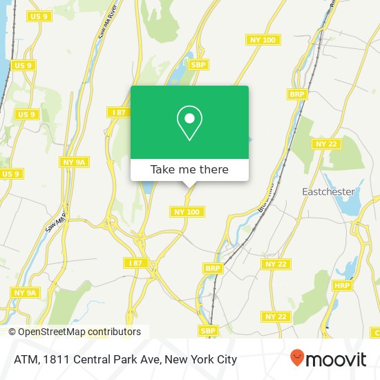 Mapa de ATM, 1811 Central Park Ave