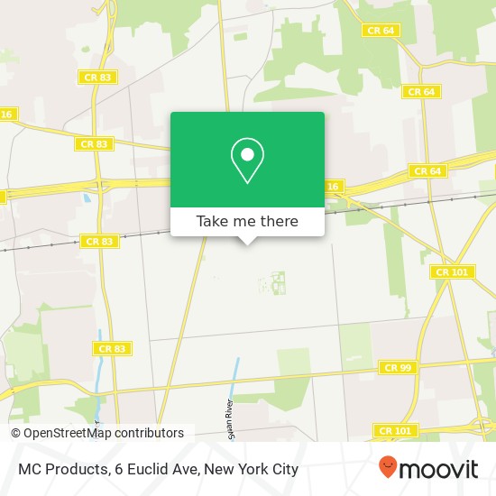 MC Products, 6 Euclid Ave map