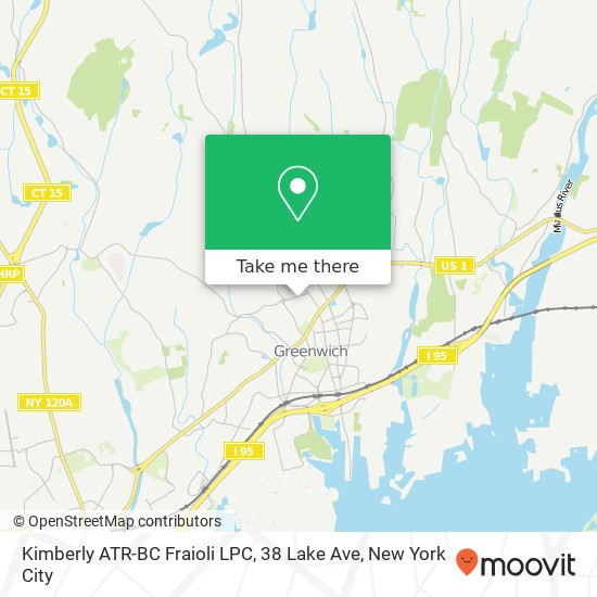 Kimberly ATR-BC Fraioli LPC, 38 Lake Ave map