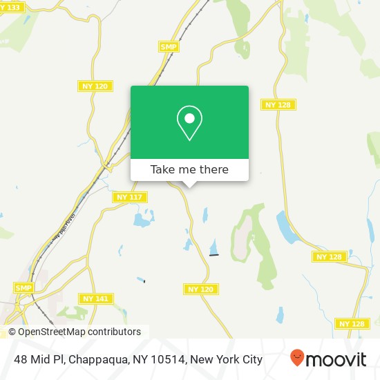 Mapa de 48 Mid Pl, Chappaqua, NY 10514