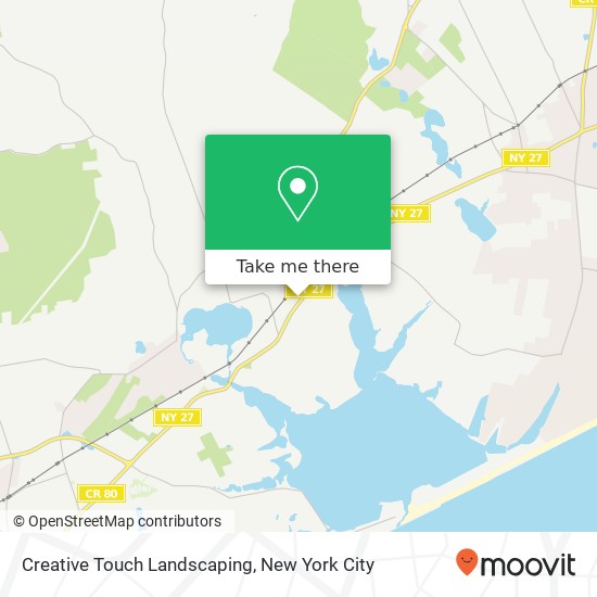 Mapa de Creative Touch Landscaping, 1070 Montauk Hwy