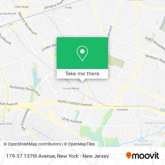 Mapa de 179-37 137th Avenue