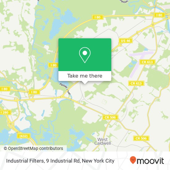 Industrial Filters, 9 Industrial Rd map