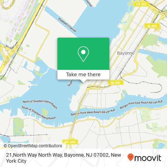 21,North Way North Way, Bayonne, NJ 07002 map