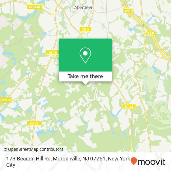 173 Beacon Hill Rd, Morganville, NJ 07751 map