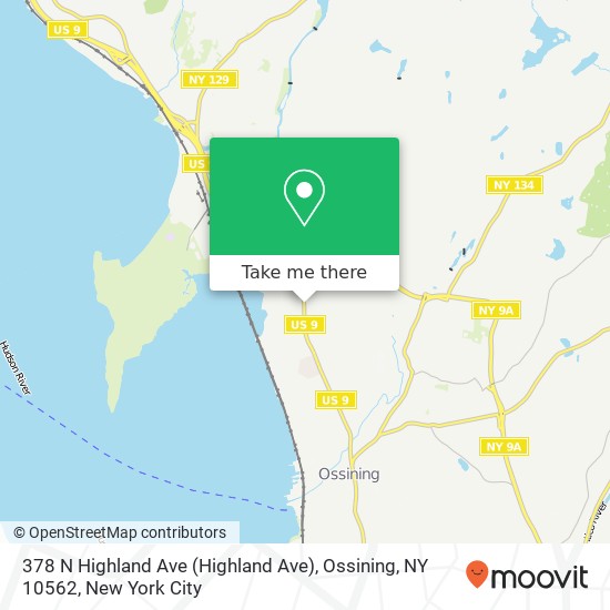 378 N Highland Ave (Highland Ave), Ossining, NY 10562 map