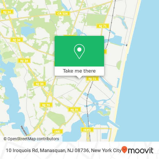 10 Iroquois Rd, Manasquan, NJ 08736 map