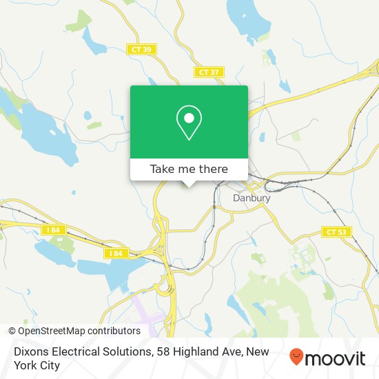 Mapa de Dixons Electrical Solutions, 58 Highland Ave