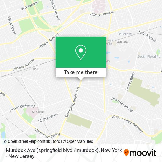 Mapa de Murdock Ave (springfield blvd / murdock)
