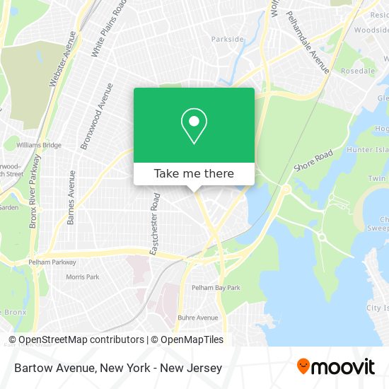 Mapa de Bartow Avenue