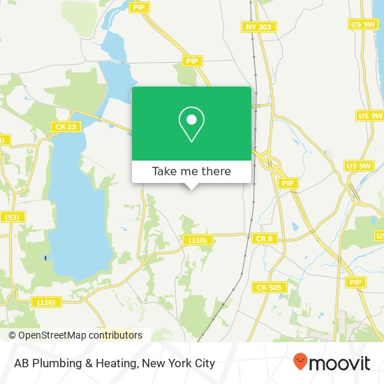 AB Plumbing & Heating map