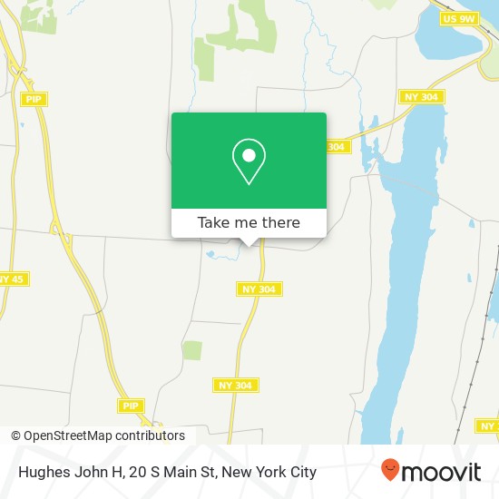 Mapa de Hughes John H, 20 S Main St