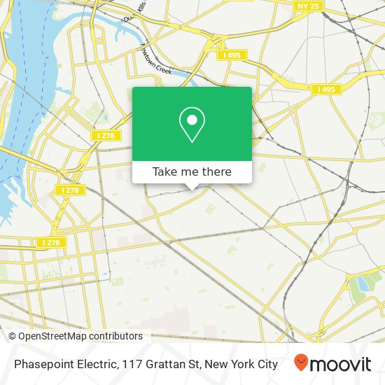 Phasepoint Electric, 117 Grattan St map