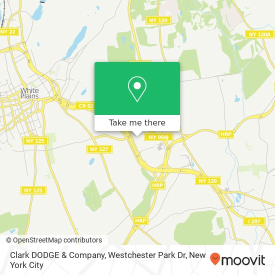Mapa de Clark DODGE & Company, Westchester Park Dr
