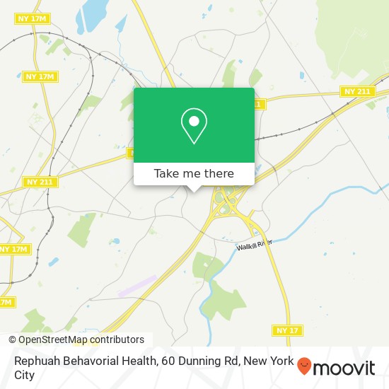 Rephuah Behavorial Health, 60 Dunning Rd map