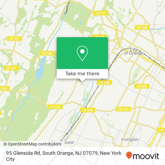 95 Glenside Rd, South Orange, NJ 07079 map