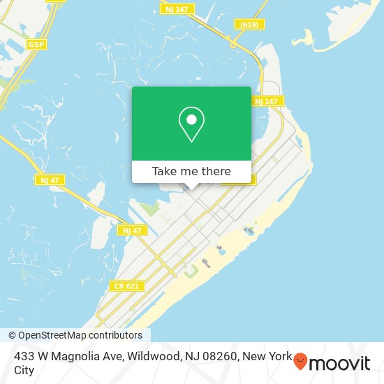 433 W Magnolia Ave, Wildwood, NJ 08260 map