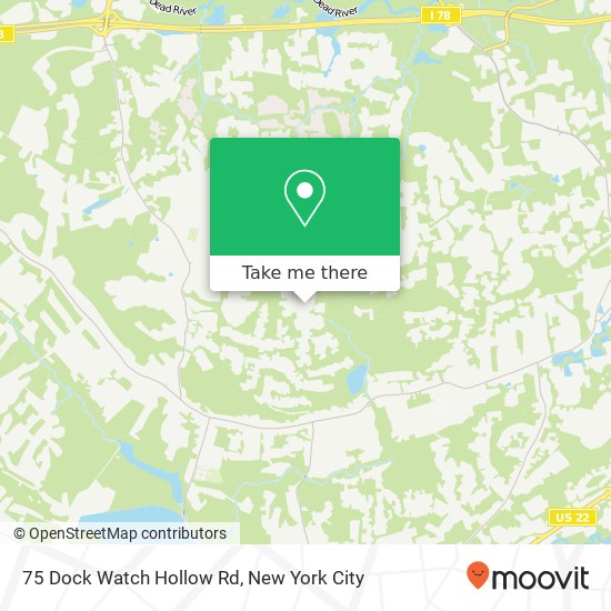 75 Dock Watch Hollow Rd, Warren, NJ 07059 map