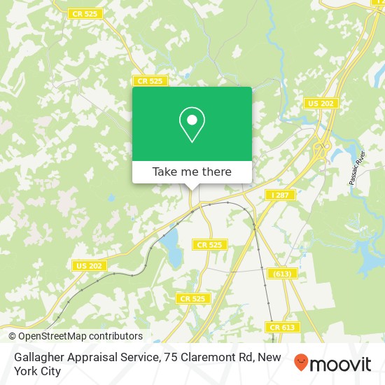 Gallagher Appraisal Service, 75 Claremont Rd map