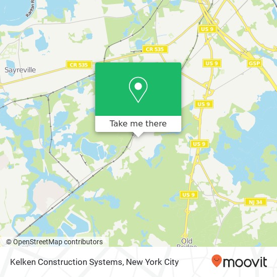 Kelken Construction Systems map