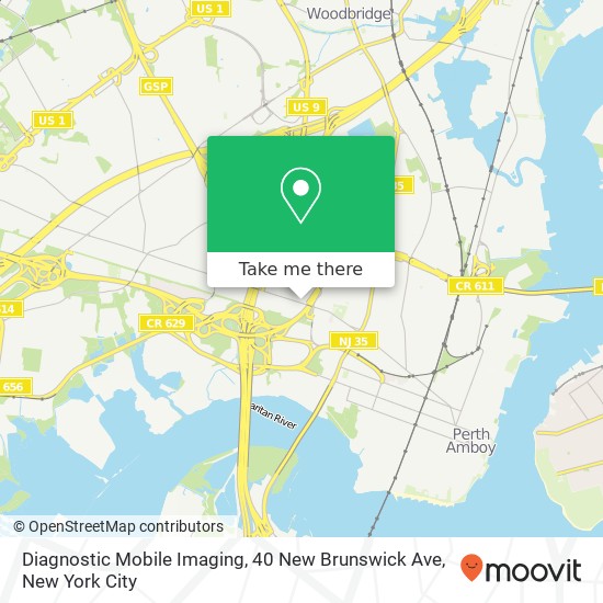 Diagnostic Mobile Imaging, 40 New Brunswick Ave map