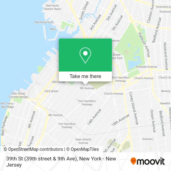 39th St (39th street & 9th Ave) map