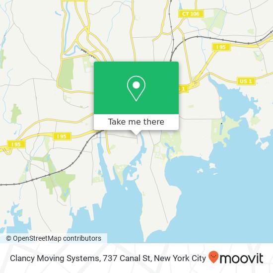 Clancy Moving Systems, 737 Canal St map