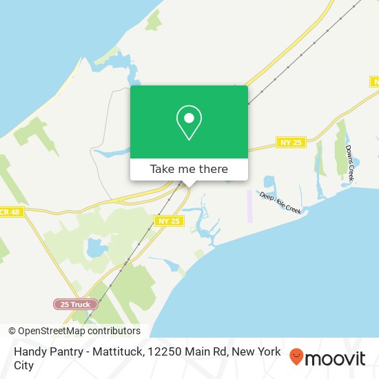 Mapa de Handy Pantry - Mattituck, 12250 Main Rd