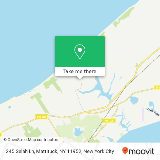 Mapa de 245 Selah Ln, Mattituck, NY 11952