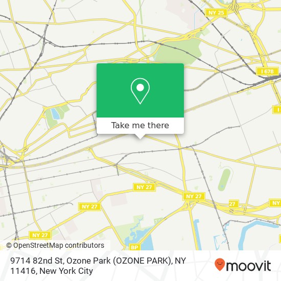 9714 82nd St, Ozone Park (OZONE PARK), NY 11416 map