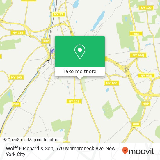 Wolff F Richard & Son, 570 Mamaroneck Ave map