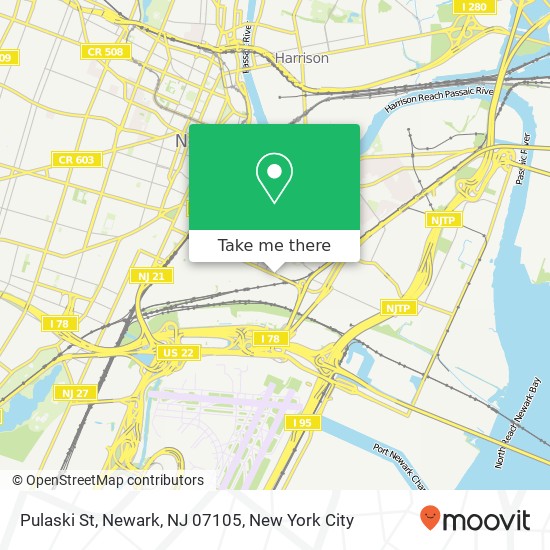 Pulaski St, Newark, NJ 07105 map