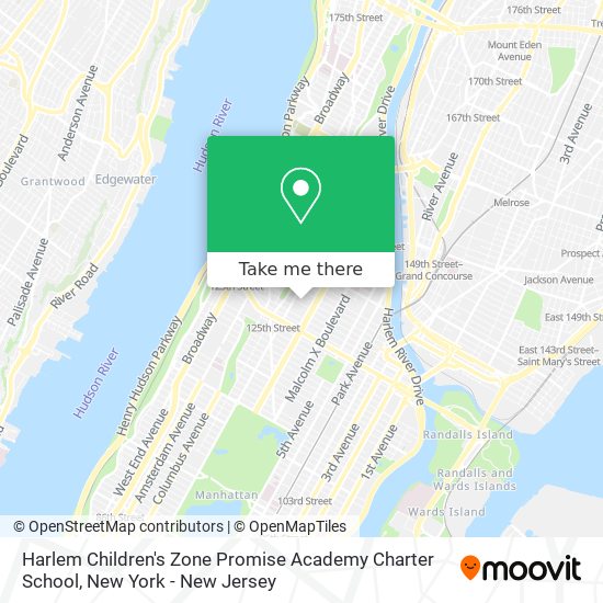 Harlem Children's Zone Promise Academy Charter School map