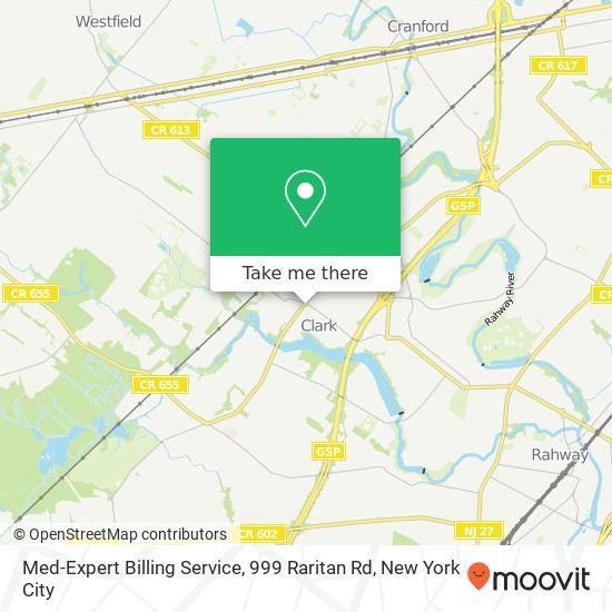 Med-Expert Billing Service, 999 Raritan Rd map