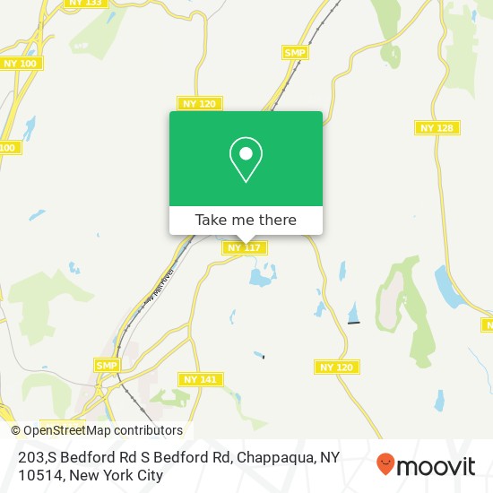 Mapa de 203,S Bedford Rd S Bedford Rd, Chappaqua, NY 10514