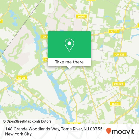 148 Grande Woodlands Way, Toms River, NJ 08755 map